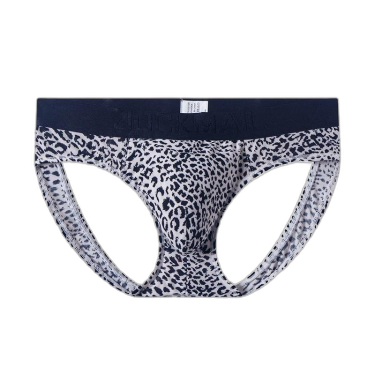 Jockmail Leopard Sizzle Thong