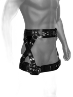 Thickened Heavy Silicone X-Shaped Half-Body Harness