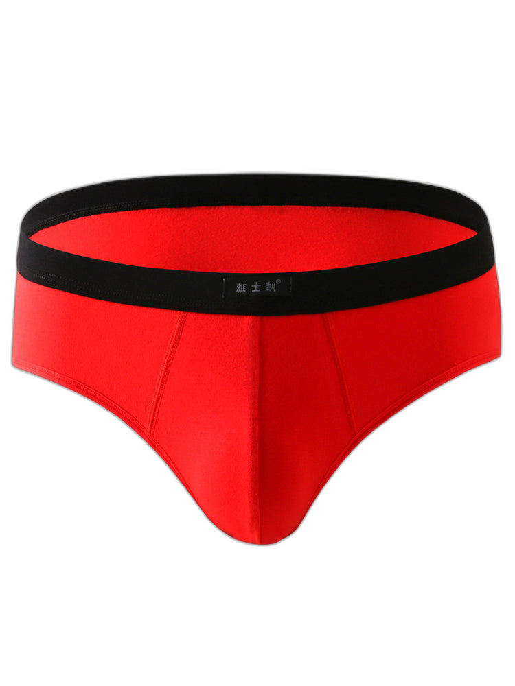 4 Pack Cotton Support U Convex Pouch Briefs