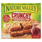 5 x Nature Valley Crunchy Canadian Maple Syrup 5 Pack 210Gm