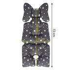 Sevi Bebe Stroller and Car Seat Cushion Grey Star