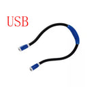LED Neck Book Light | Flexible Hands-Free Reading Lamp | 3 Modes | Portable Camping & Night Light | USB & Battery | Michan Direct