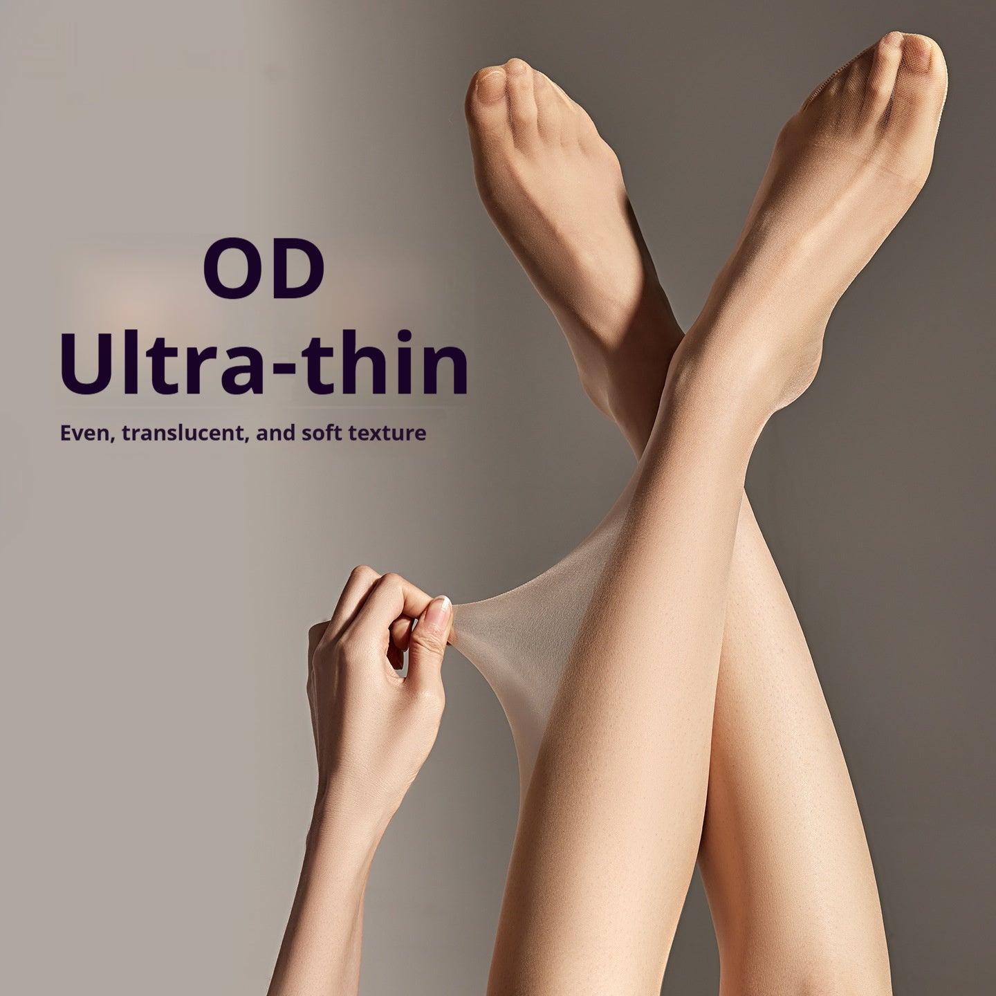 Ultra-transparent One-piece Stockings For Women