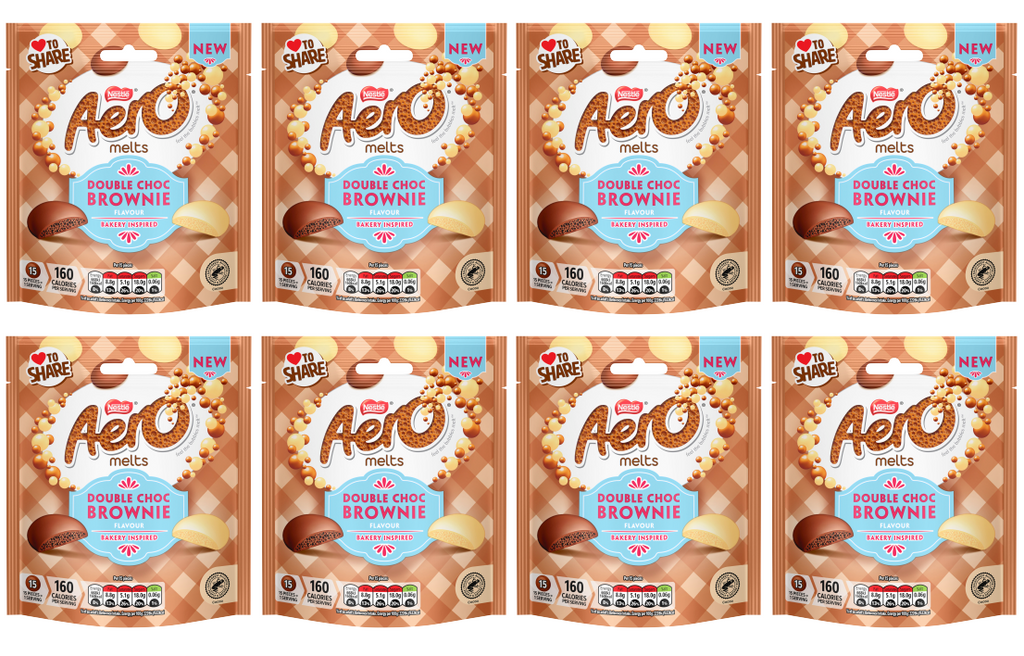 8 x Aero Melts Brownie Pouch - 86G