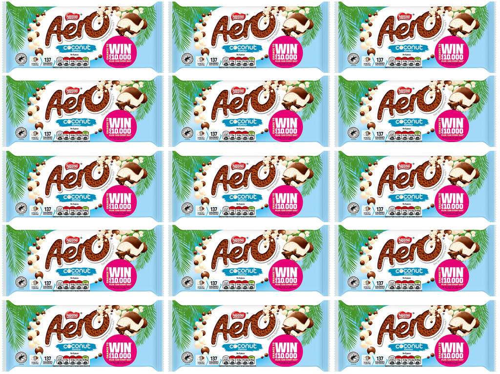 15 x Aero Milk Coconut Block - 90GM