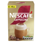 6 x Nescafe Cappuccino Frothy Coffee Sachets   - 108