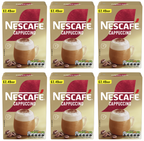 6 x Nescafe Cappuccino Frothy Coffee Sachets   - 108