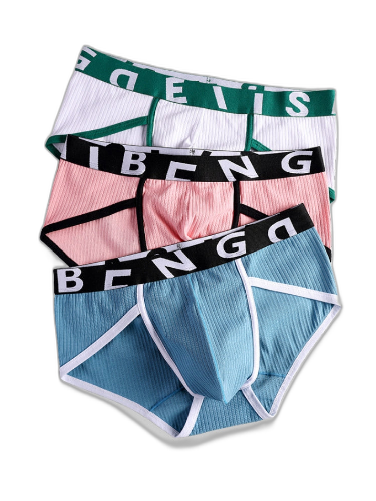 4-pack Men's Ultra-Soft Breathable Cotton High-Stretch Briefs 