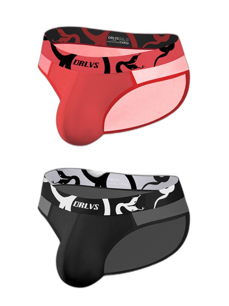 Men's Mesh Sport Briefs with Contoured Pouch & Ventilation