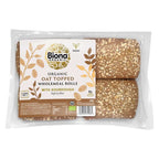 Biona Org Oat Topped Wholemeal Rolls - 300g