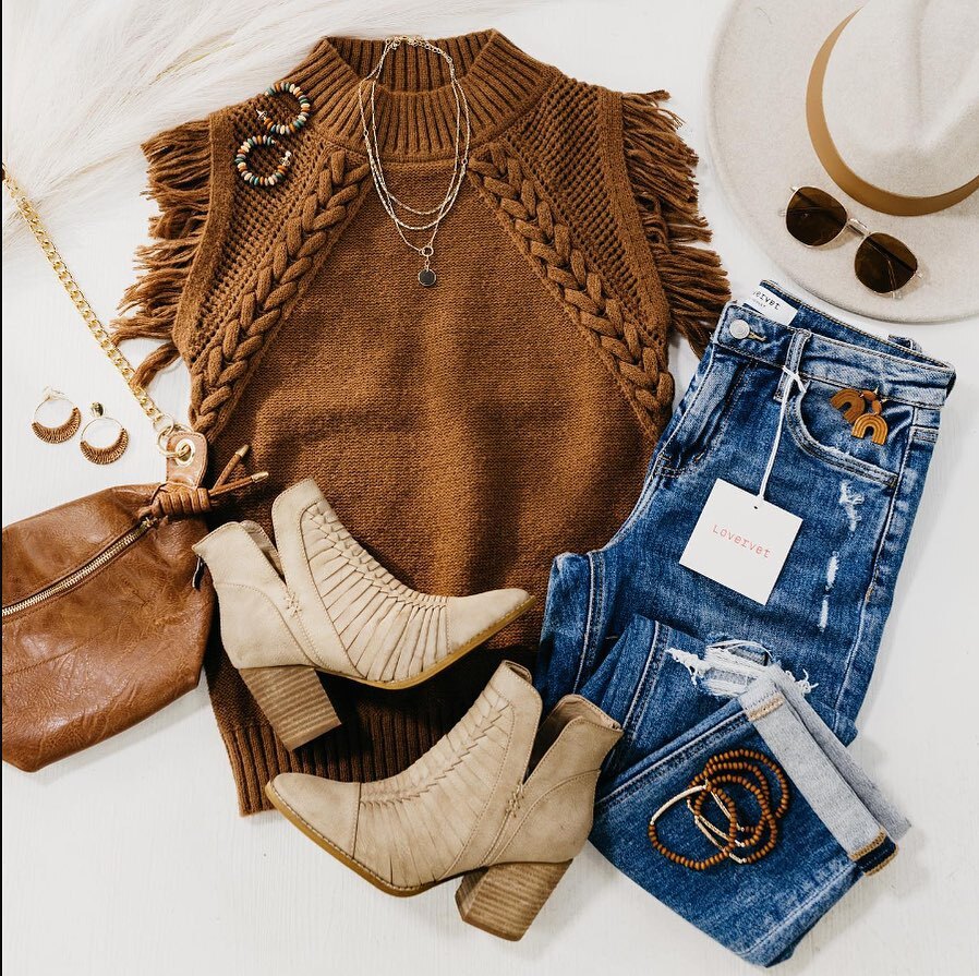 Casual Weaving Sleeveless Sweater Vest