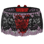 Lace Skirted Sissy Thong With High Waist