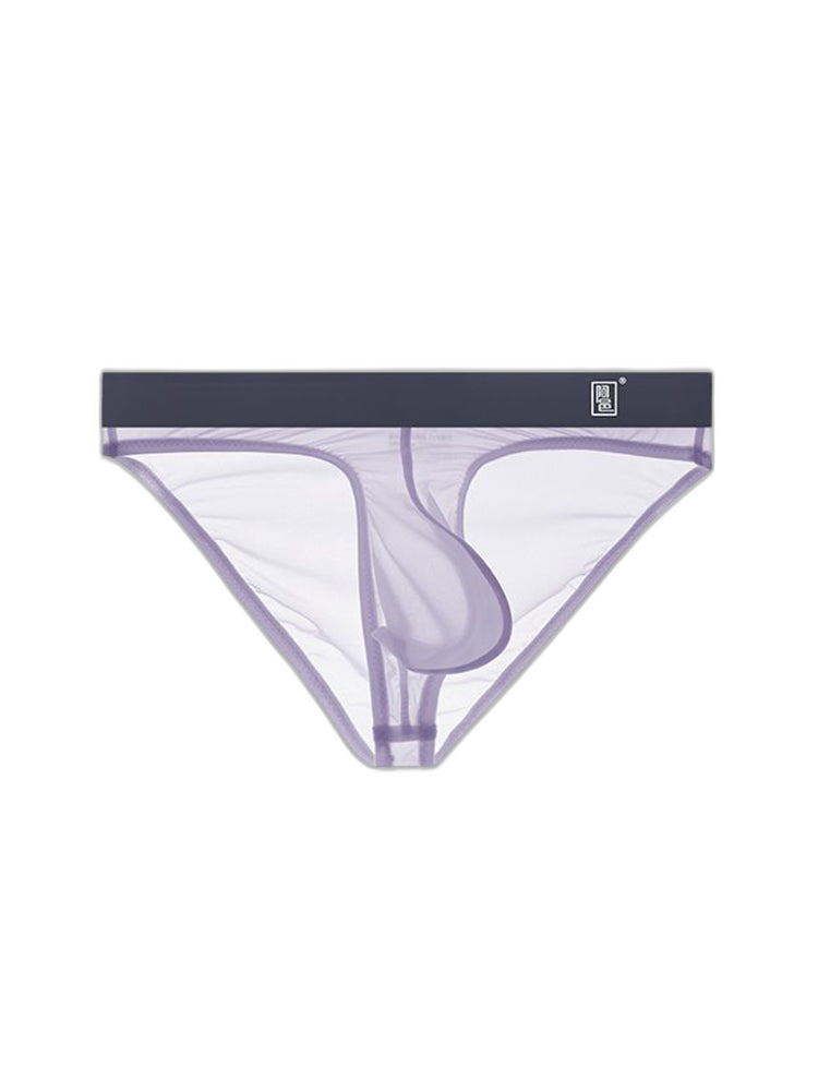 Men's Sexy Transparent Suspender Briefs