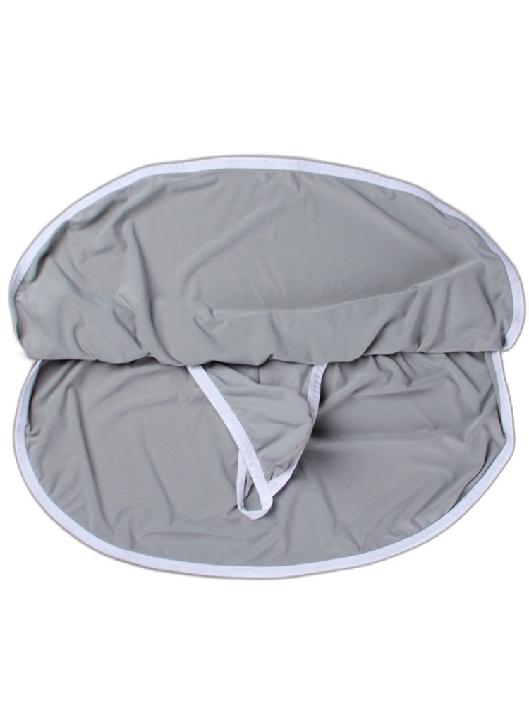 Men's Sexy Side Split  Boxers With Support Pouch