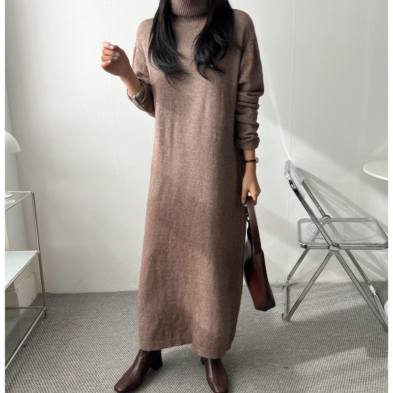 Women's Autumn Dress Worn Under A Coat