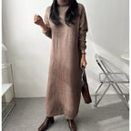 Women's Autumn Dress Worn Under A Coat