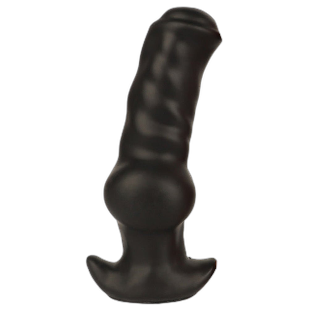 ELITE Liquid Silicone Canine Milker Plug Black 3.9 Inch