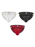 3 Pack Men's Sexy Low-Rise Hip-Lifting Briefs