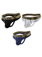 3 Pack Men's Sexy Soft Breathable Seamless Thong