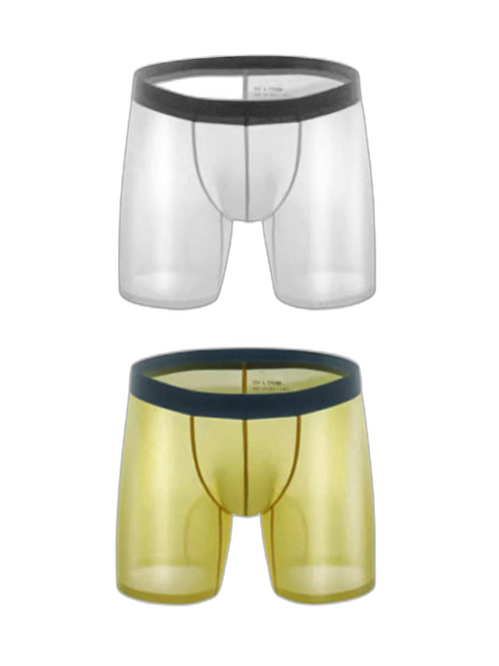 2 Pack Men’s Breathable Athletic Mesh Boxer Briefs