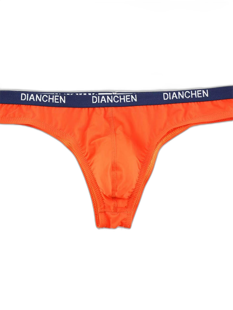 4 Pack Men's Sexy Comfortable Ice Silk Breathable Thong