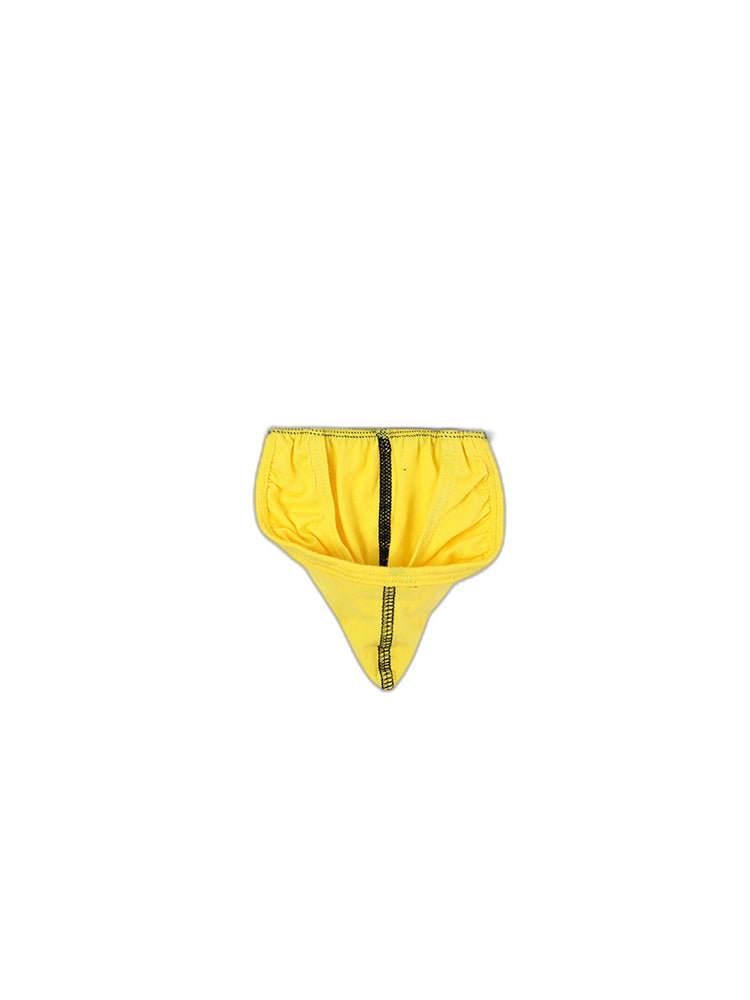 3 Pack Low-Cut Cotton Men's Thong with Enhanced Pouch