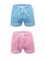 2 Pack Men's Breathable Mesh Odor-Control Seamless Comfort Midway Briefs