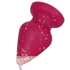Red Drop - Soft Silicone Anal Plug - 6 Sizes