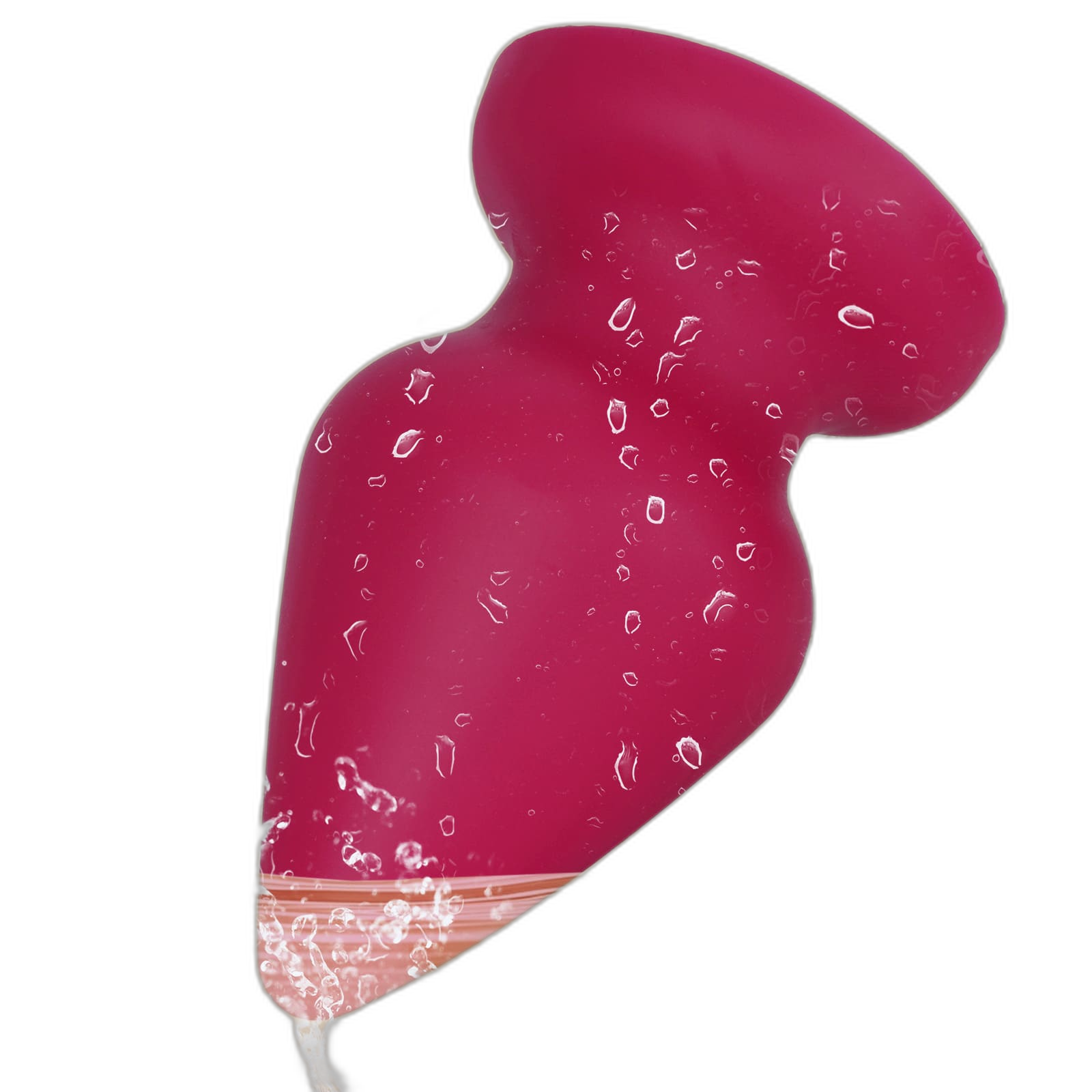 Red Drop - Soft Silicone Anal Plug - 6 Sizes