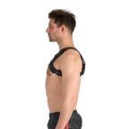 Prowler RED Leather Bull Harness With Metal Fittings Black