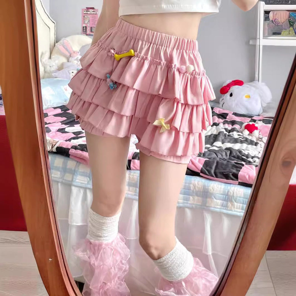 Pumpkin Pants Puff Half Dress Cake Skirt Girl