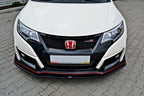 Maxton Design - FRONT SPLITTER V.1 HONDA CIVIC IX TYPE R (2015-2017)