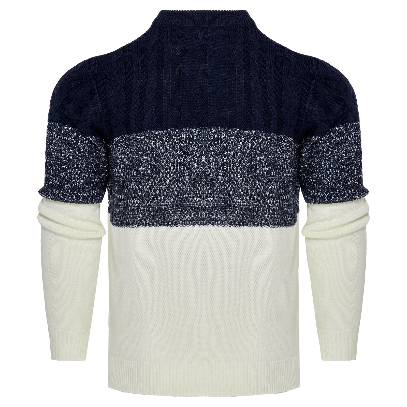 Men's Knitted Sweater Fashion Long-sleeved Pullover Tops Fall And Winter Clothing