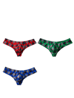 Men’s Low-Rise U-Convex Print Thong