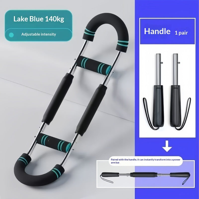Multi-functional U-shaped Arm Strengthener Chest Trainer Adjustable Forearm Strength Exerciser Home Gym Equipment Bodybuilding