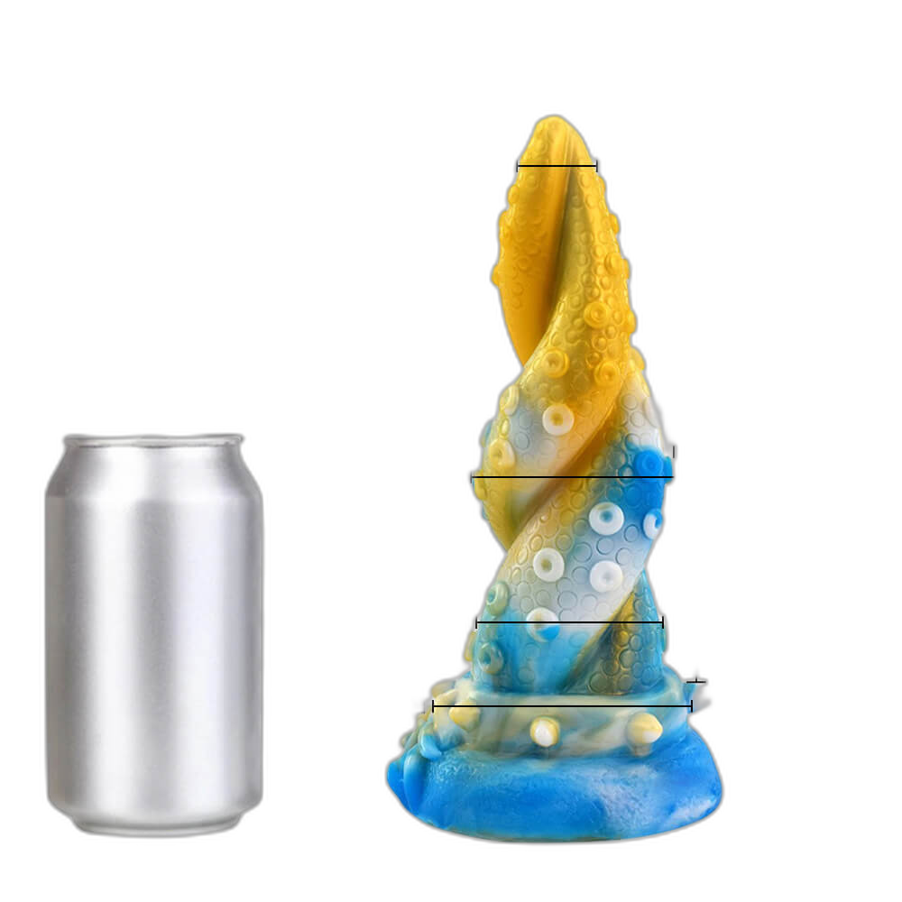 Sea Serpent - 7.7 Inch Tentacle Dildo - Fantasy Monster Dildo - Octopus Dildo