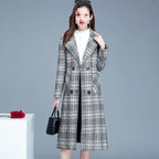 New Mid-length Slim Temperament Fashion Style Children's Woolen Coat
