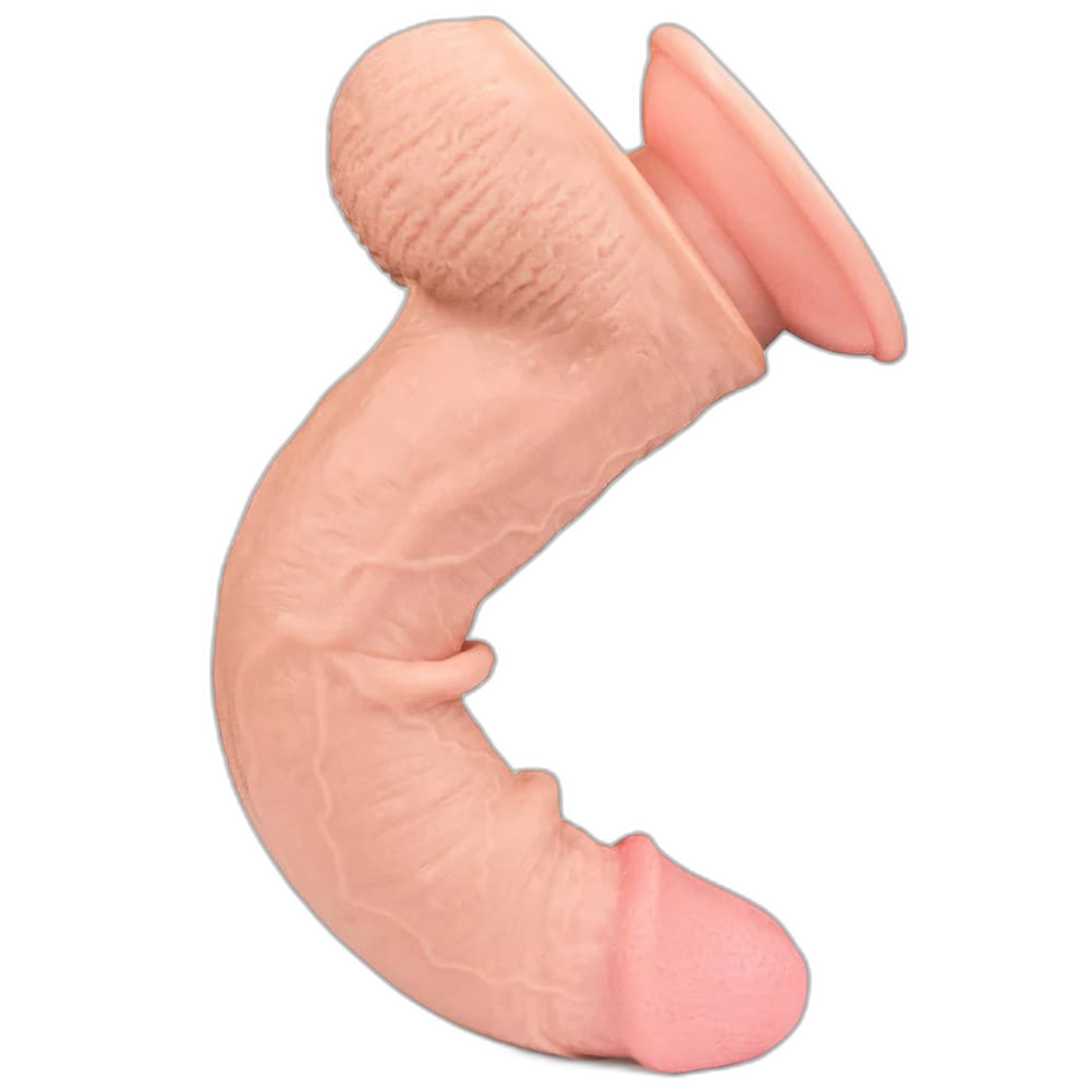 Sliding Skin - 9 Inch Ultra-Realistic Dildo - Suction Cup Dildo
