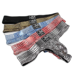 Jockmail Snakeskin Thong