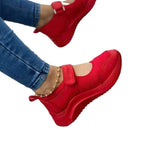 Wedge Velcro Casual Plus Size Sports Women's Shoes