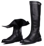 Long cowhide male Martin boots