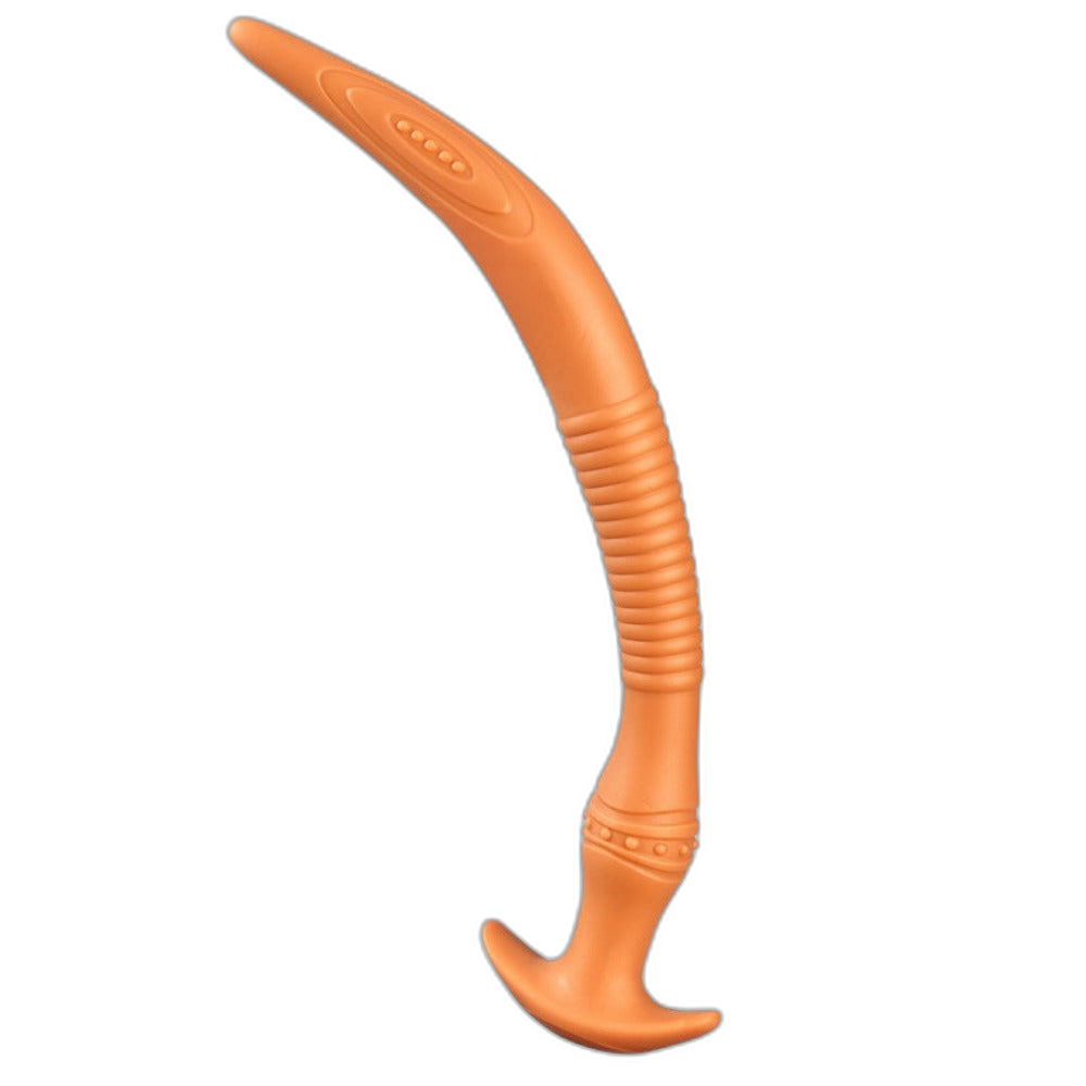 The Eel Anal Plug - Long Butt Plug - Ribbed Butt Plug