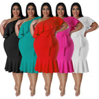 Fashionable Slim-fit Casual Mid-length Tube Dress