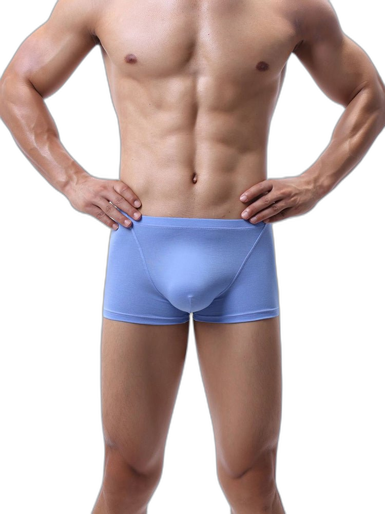 3-pack Men's Bamboo Fiber U-pouch Boxer Briefs