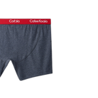 3Pcs Men's Sports Cotton Soft Solid Color Boxer Briefs
