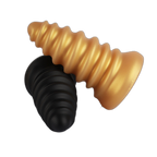 Milo - Ribbed Butt Plug - Soft Anal Dilator - Huge Anal Toy - Anal Sex Toy