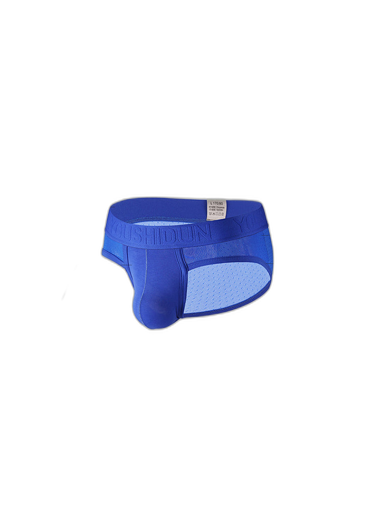 2 Pack Men's Low Rise Mesh Large Pouch U-convex Breathable Comfortable Briefs
