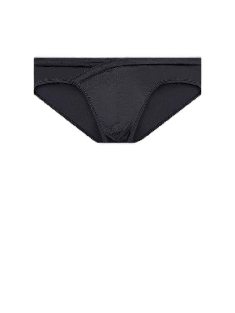 2 Pack Men's Ultra-Soft Modal Breathable Mesh Ice Silk Briefs