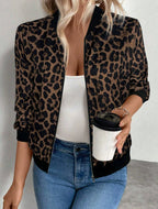 Thin Coat With Zip Slim Fit Slimming Casual Jacket Top