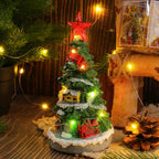 Christmas Glowing Christmas Tree Music Box Room Ornament